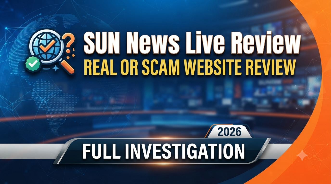 SUN News Live Review 2026 Real Or Scam Website Review Full Investigation