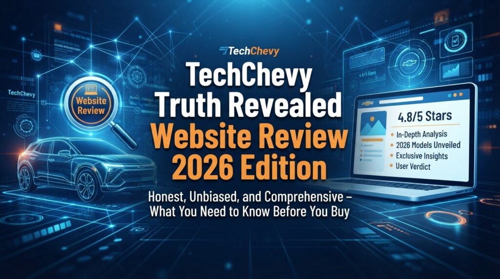 TechChevy Truth Revealed Website Review 2026 Edition